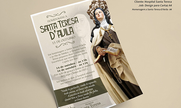 folhetos do hospital santa teresa